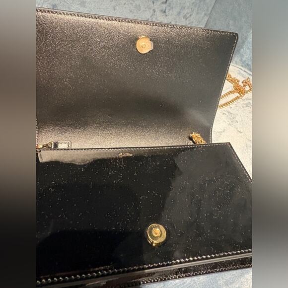 Versace Black and Gold Medusa Patent Leather Bag NWT - Picture 7 of 10